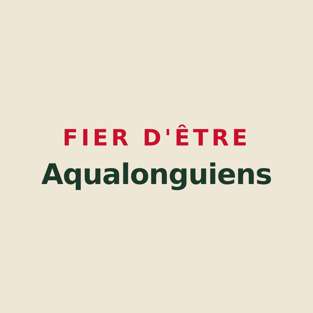 Tote bag « Fier d'être Aqualonguiens » — design pour Longeau-Percey