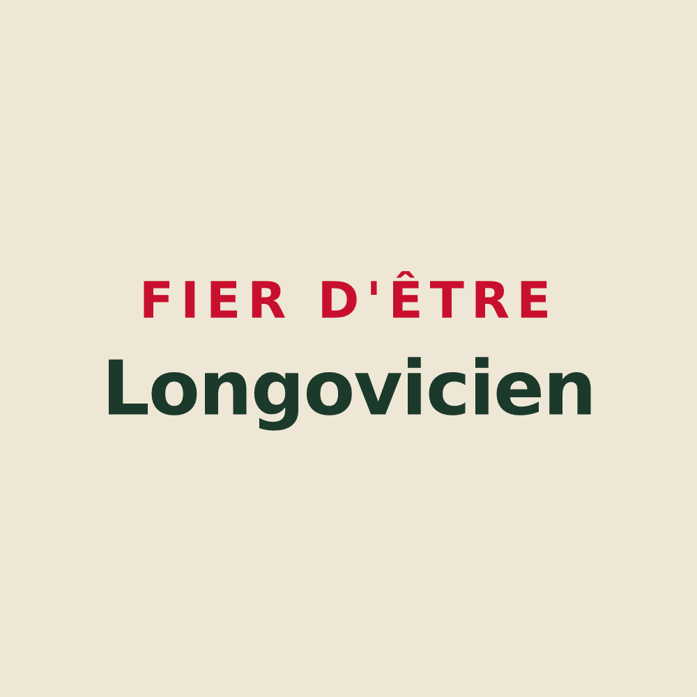 Tote bag « Fier d'être Longovicien » — design pour Longeaux