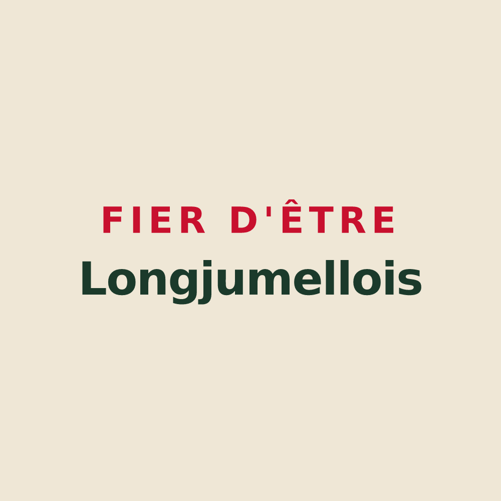 Tote bag « Fier d'être Longjumellois » — design pour Longjumeau