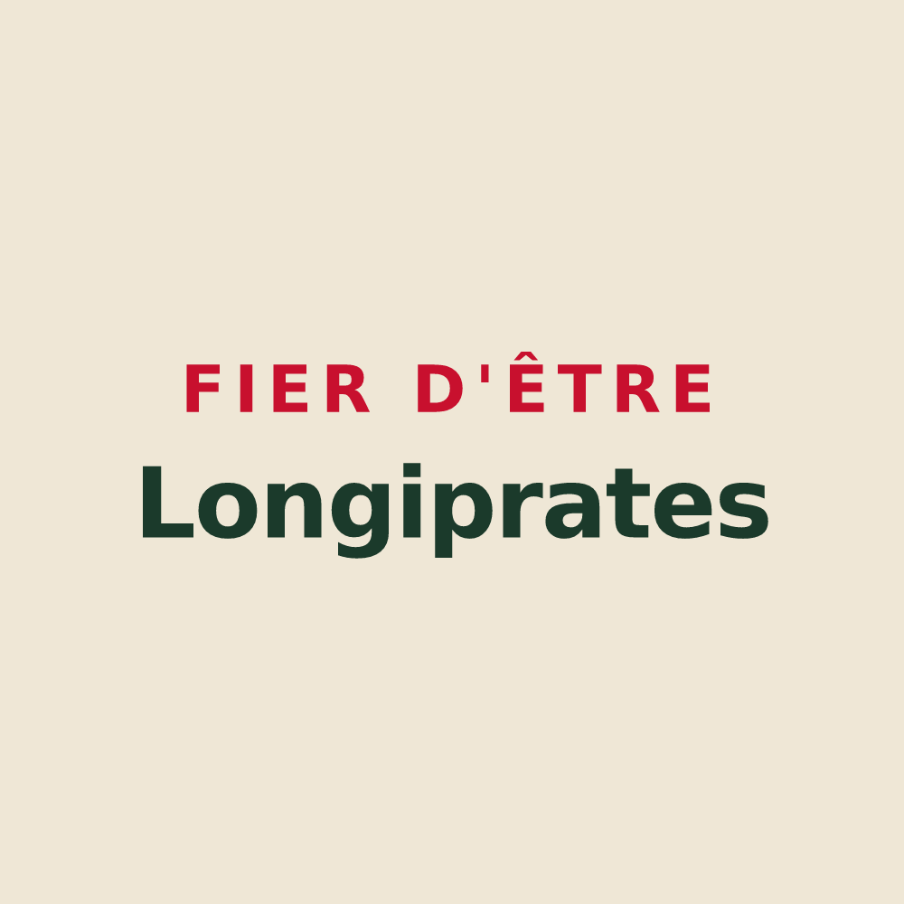Tote bag « Fier d'être Longiprates » — design pour Longpré-les-Corps-Saints