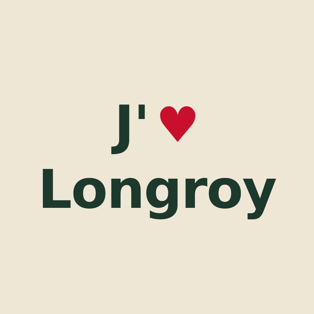 Tote bag personnalisé Longroy — design J'aime Longroy