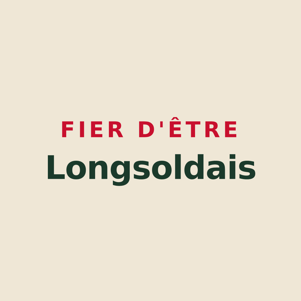 Tote bag « Fier d'être Longsoldais » — design pour Longsols