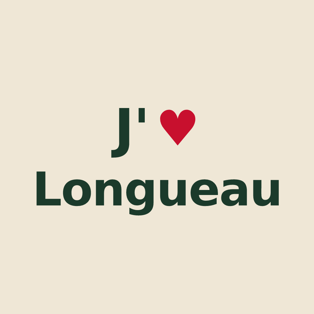 Tote bag personnalisé Longueau — design J'aime Longueau