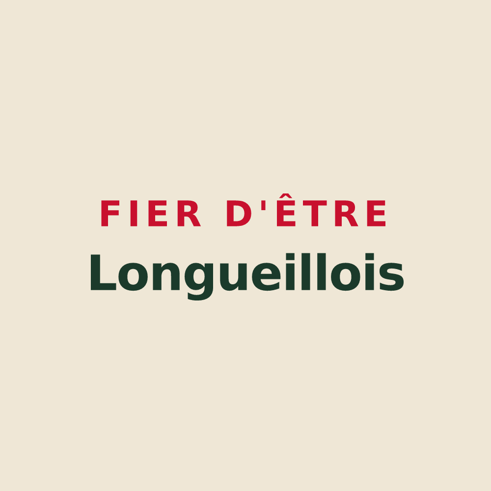 Tote bag « Fier d'être Longueillois » — design pour Longueil-Annel