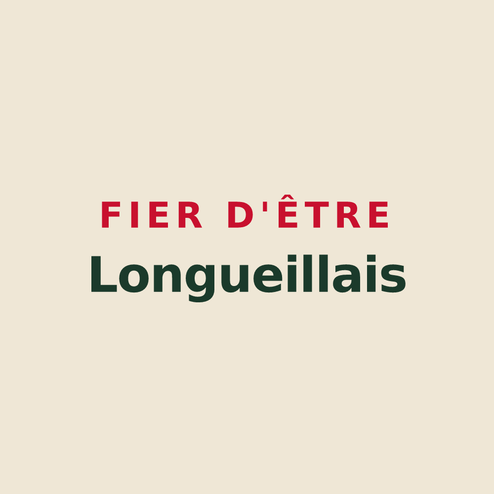 Tote bag « Fier d'être Longueillais » — design pour Longueil