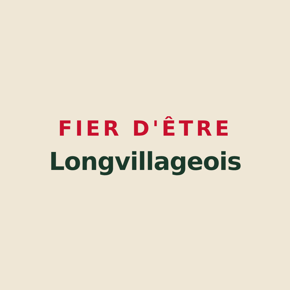 Tote bag « Fier d'être Longvillageois » — design pour Longvilliers