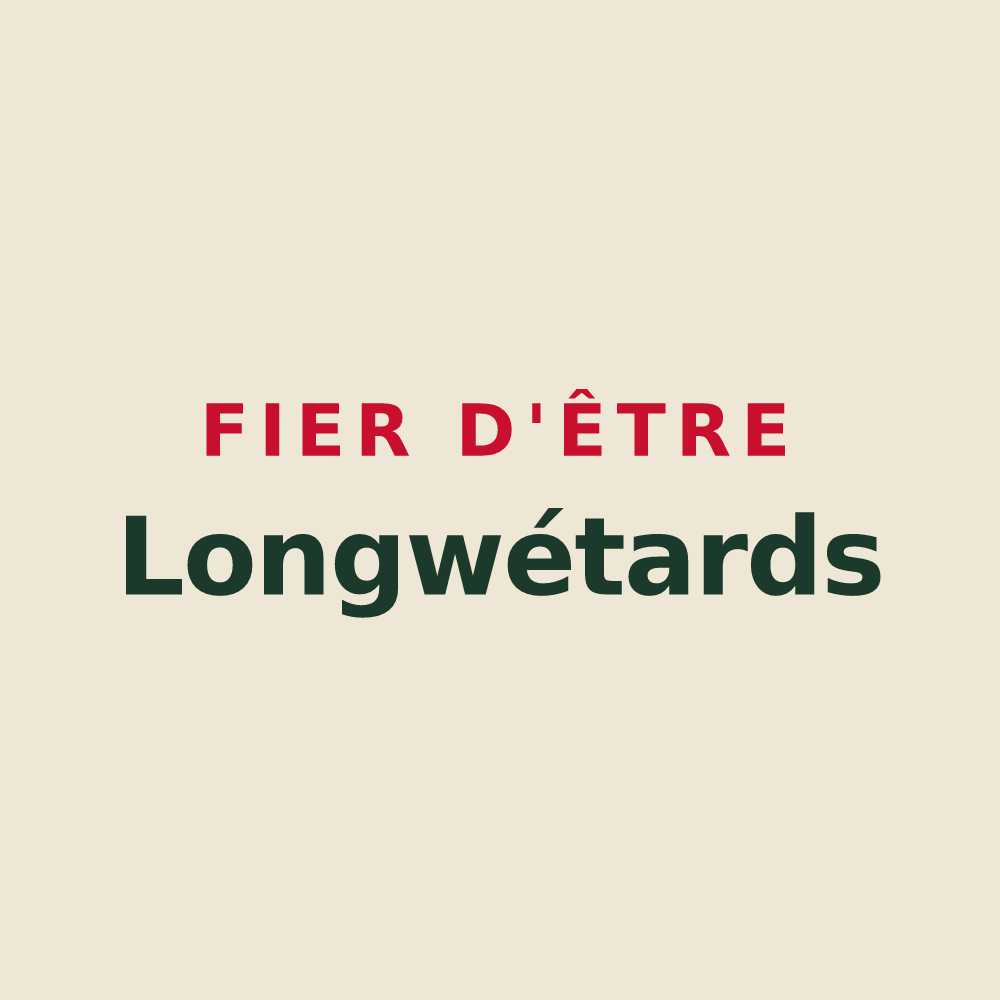 Tote bag « Fier d'être Longwétards » — design pour Longwé