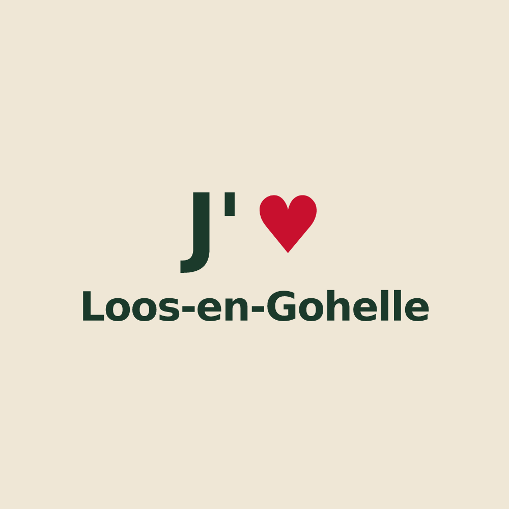 Tote bag personnalisé Loos-en-Gohelle — design J'aime Loos-en-Gohelle