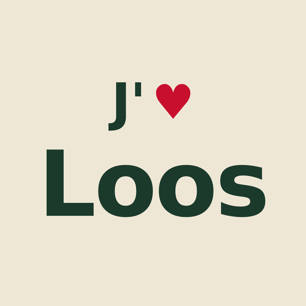 Tote bag personnalisé Loos — design J'aime Loos