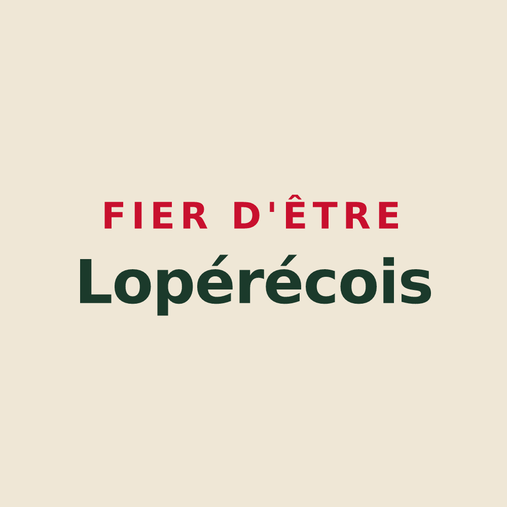 Tote bag « Fier d'être Lopérécois » — design pour Lopérec