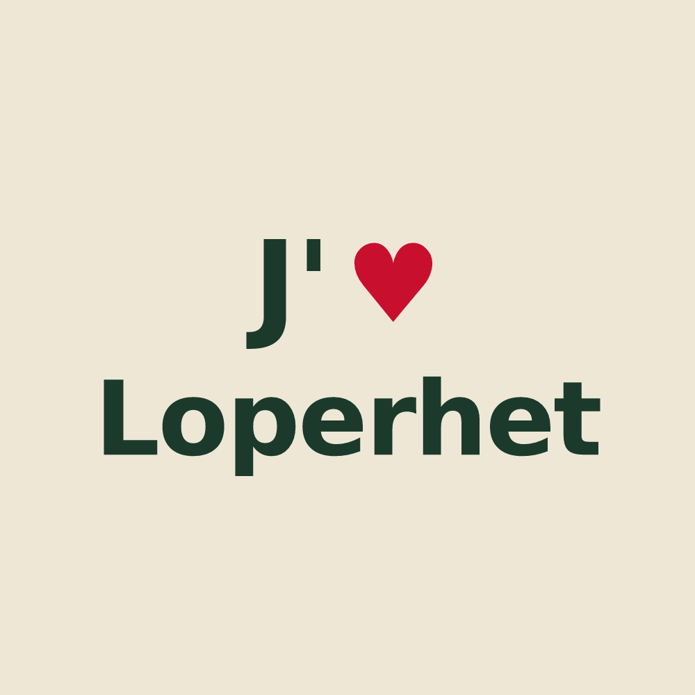 Tote bag personnalisé Loperhet — design J'aime Loperhet