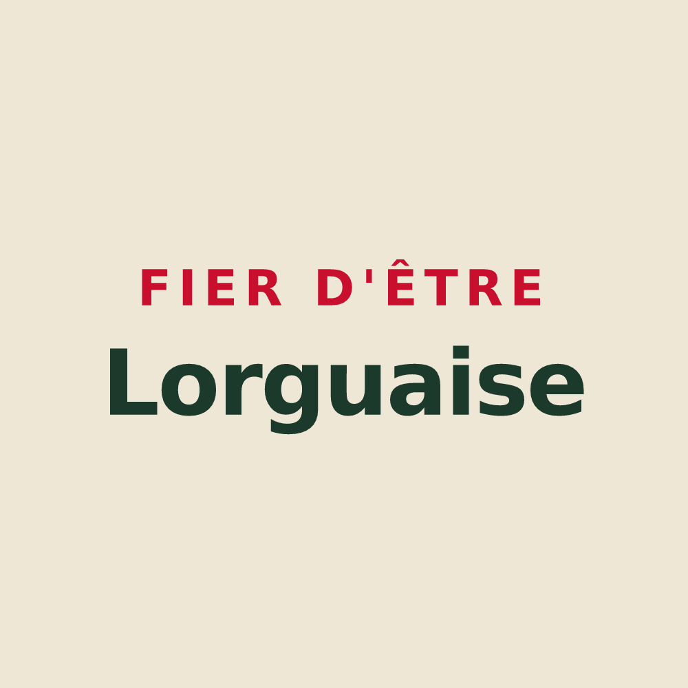 Tote bag « Fier d'être Lorguaise » — design pour Lorgues