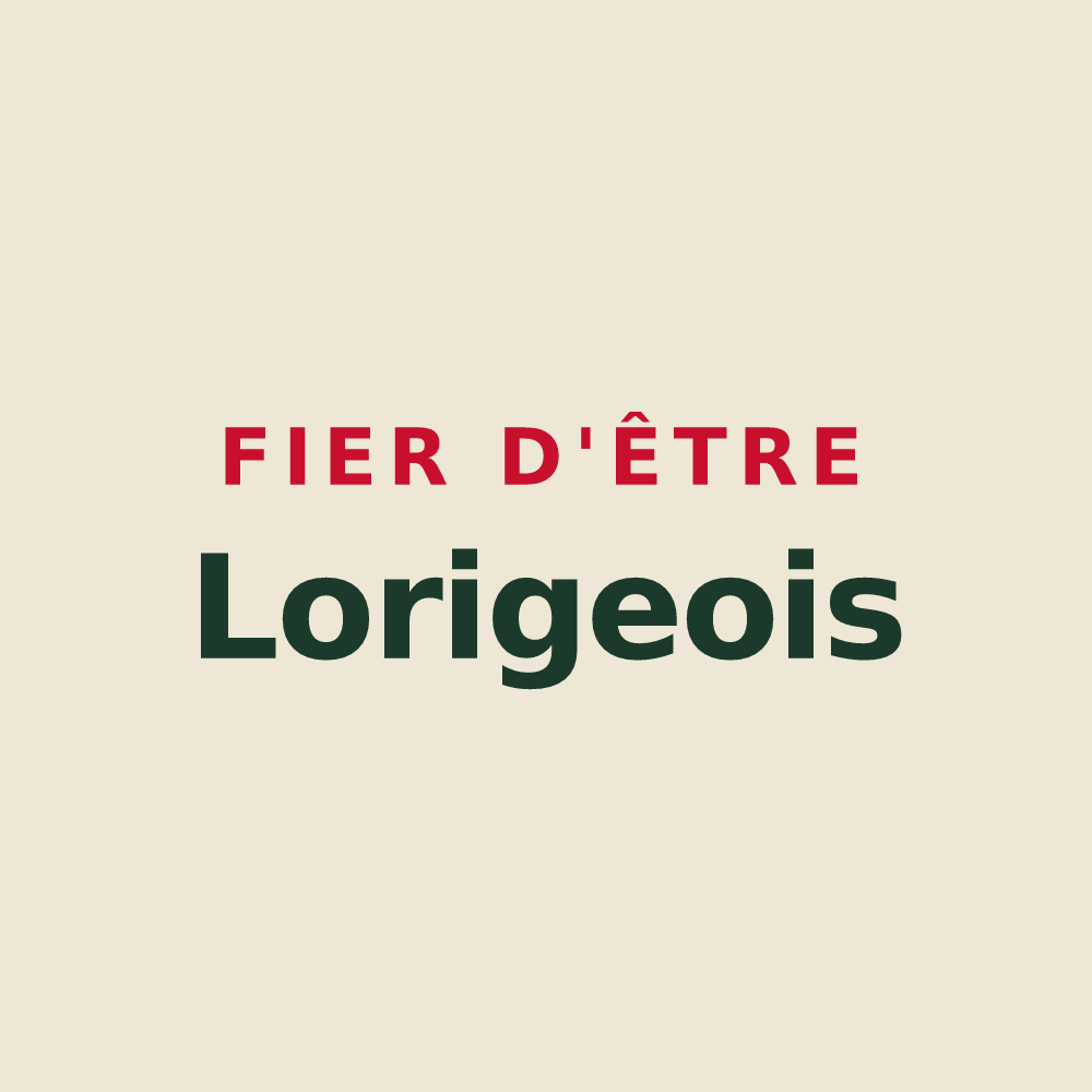 Tote bag « Fier d'être Lorigeois » — design pour Loriges