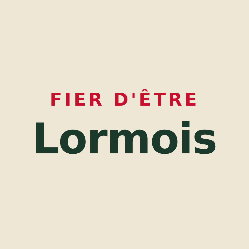 Tote bag « Fier d'être Lormois » — design pour Lormes