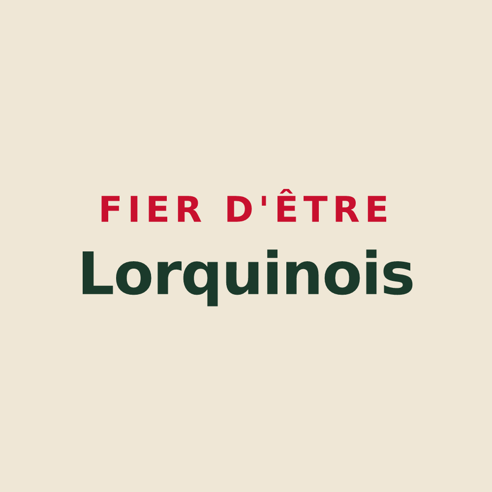 Tote bag « Fier d'être Lorquinois » — design pour Lorquin