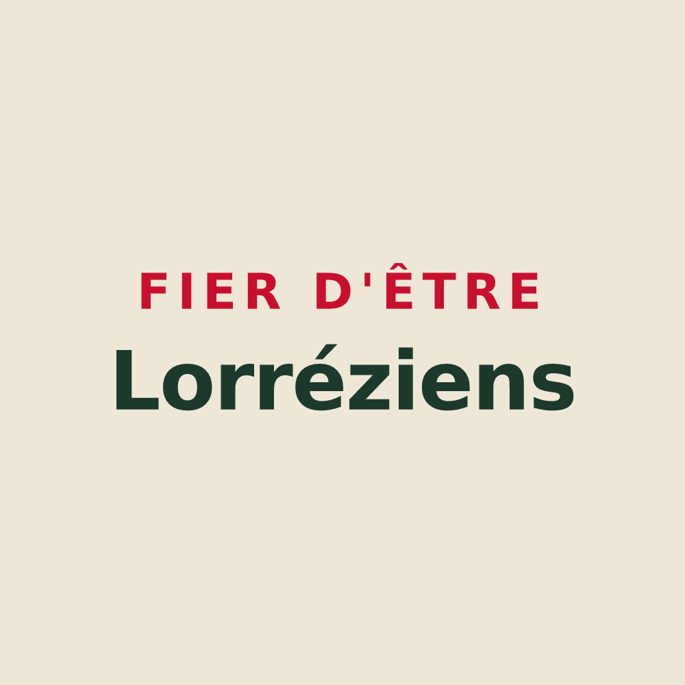 Tote bag « Fier d'être Lorréziens » — design pour Lorrez-le-Bocage-Préaux