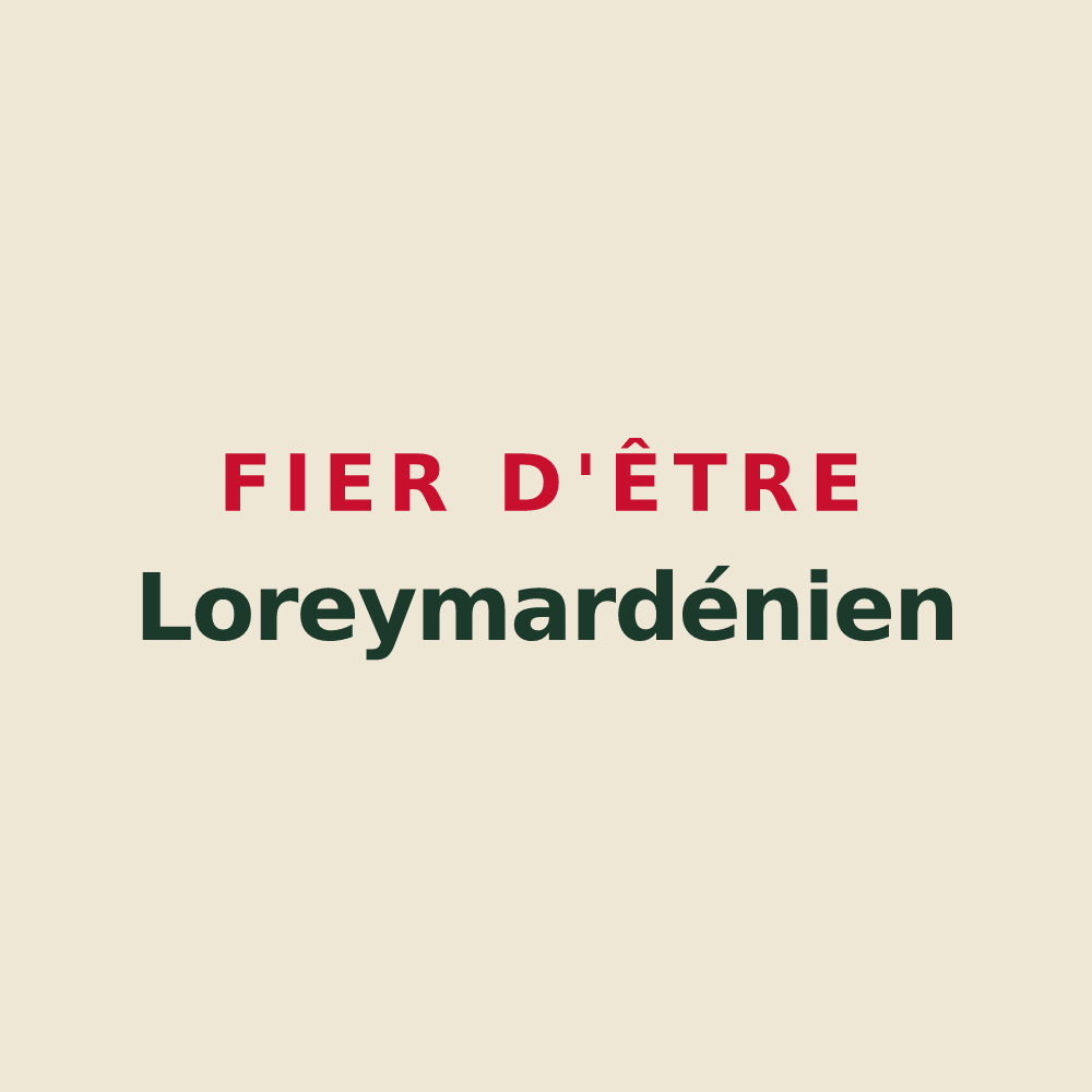 Tote bag « Fier d'être Loreymardénien » — design pour Lorry-Mardigny