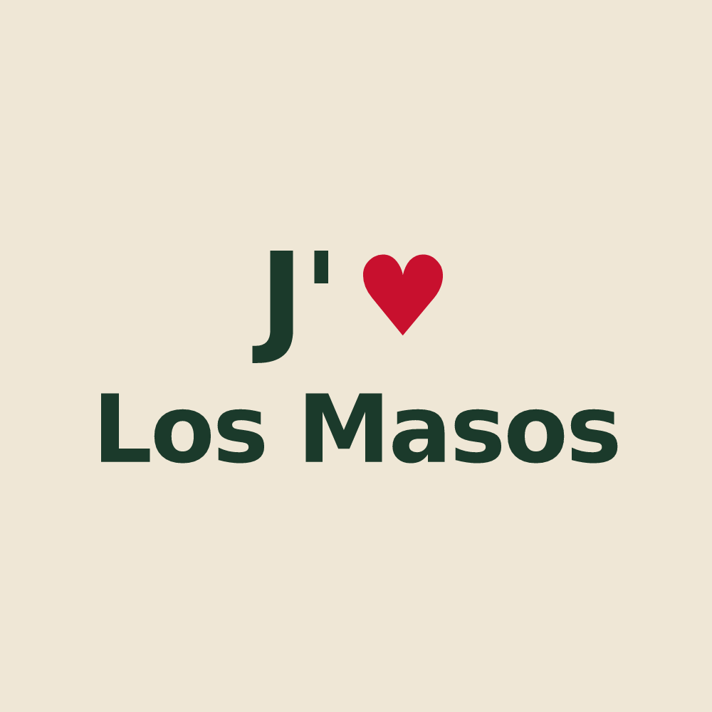 Tote bag personnalisé Los Masos — design J'aime Los Masos