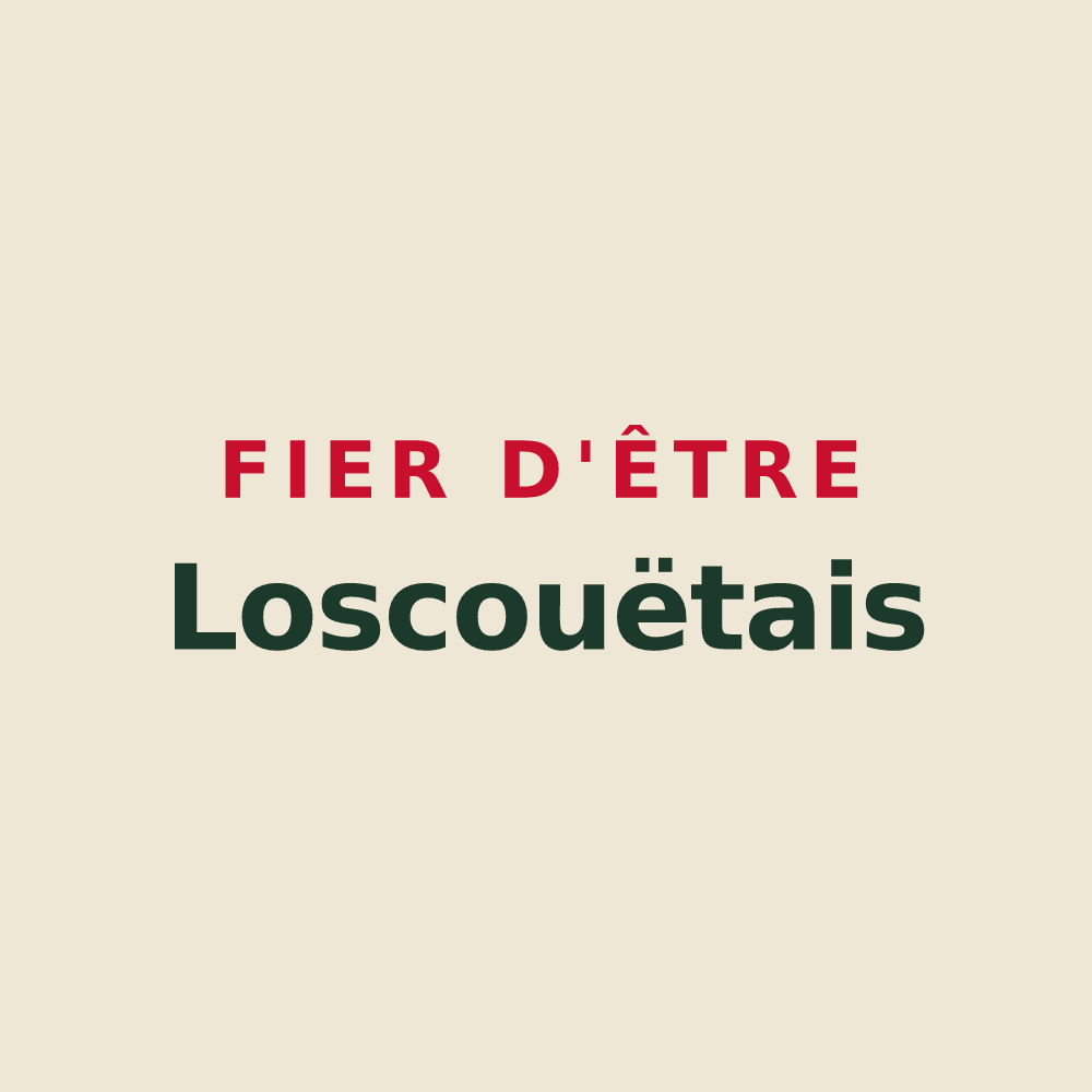 Tote bag « Fier d'être Loscouëtais » — design pour Loscouët-sur-Meu