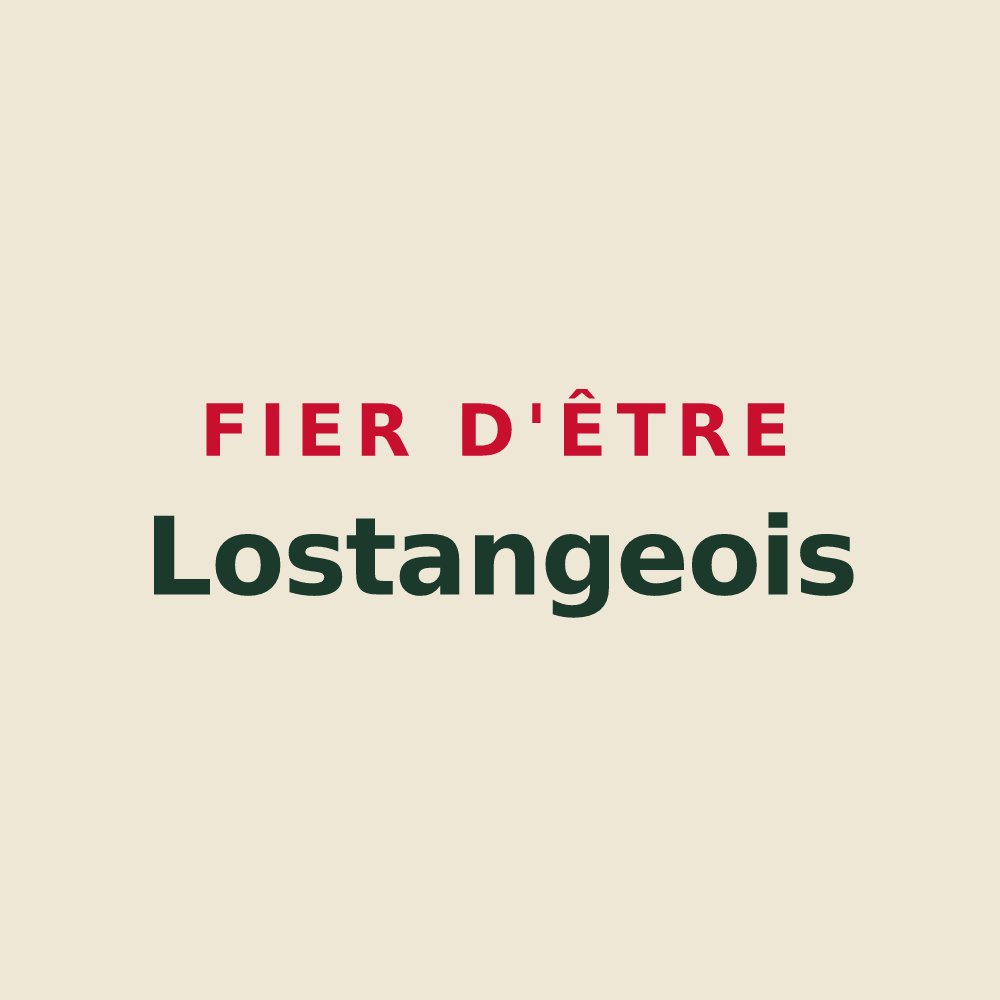 Tote bag « Fier d'être Lostangeois » — design pour Lostanges