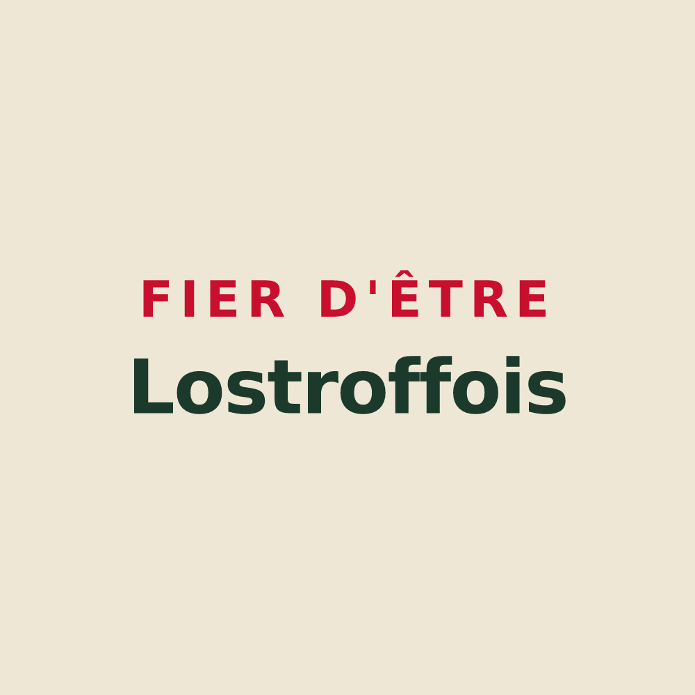 Tote bag « Fier d'être Lostroffois » — design pour Lostroff