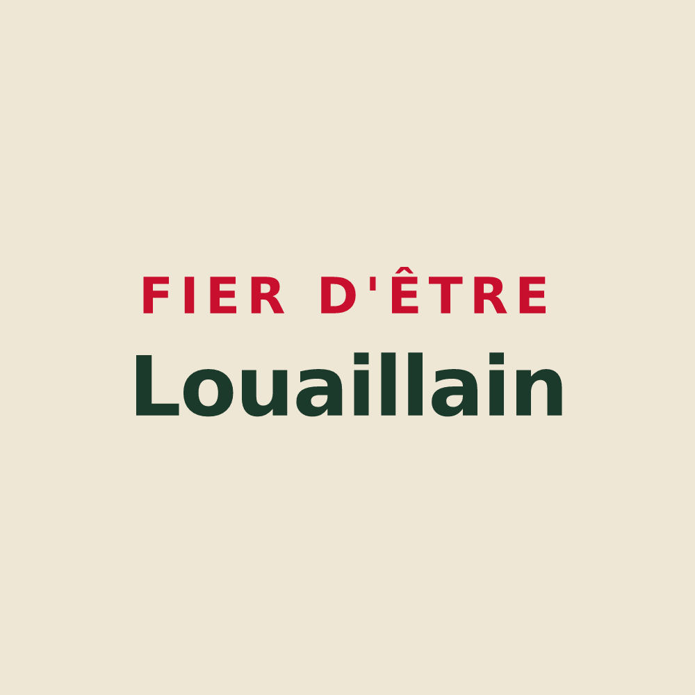 Tote bag « Fier d'être Louaillain » — design pour Louailles