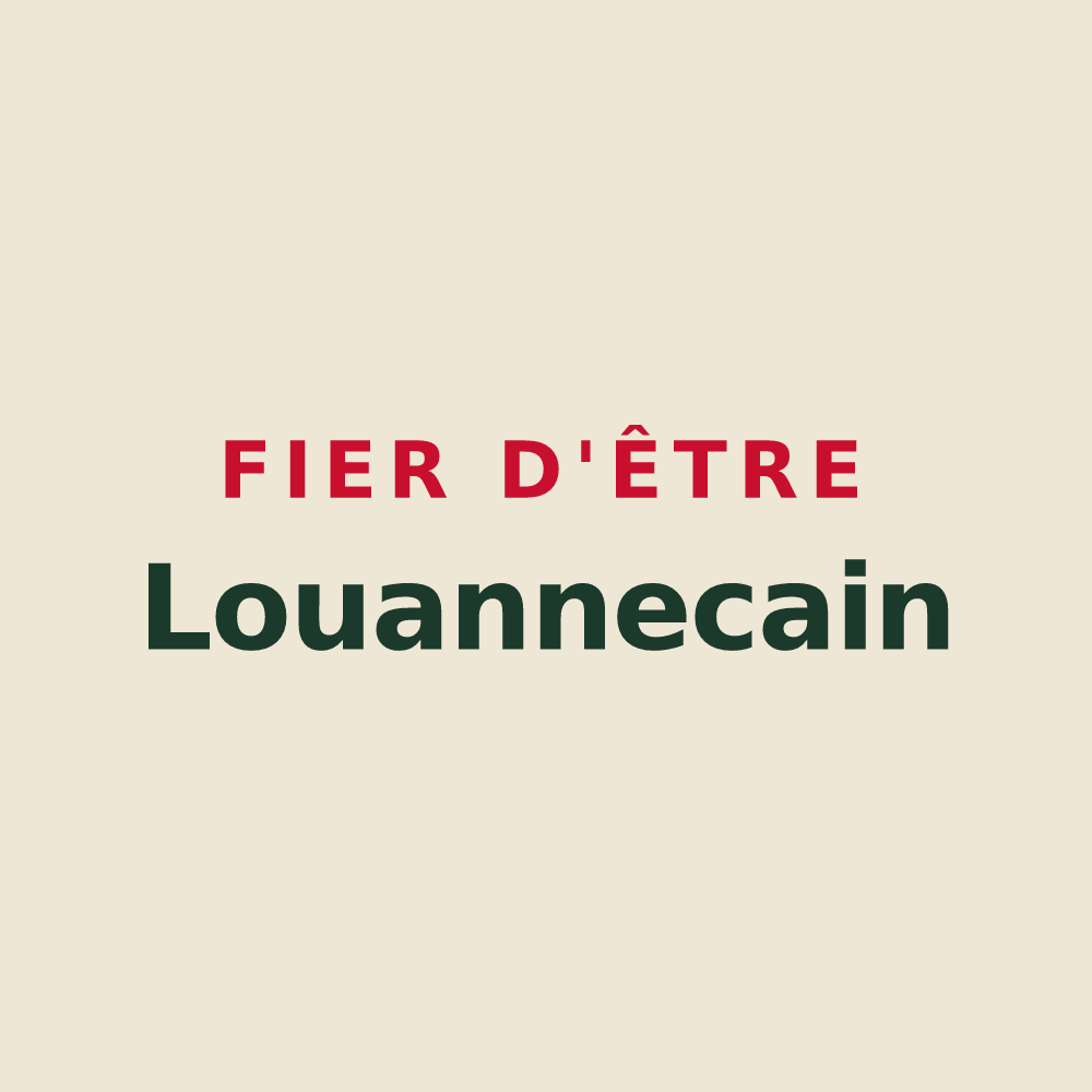 Tote bag « Fier d'être Louannecain » — design pour Louannec