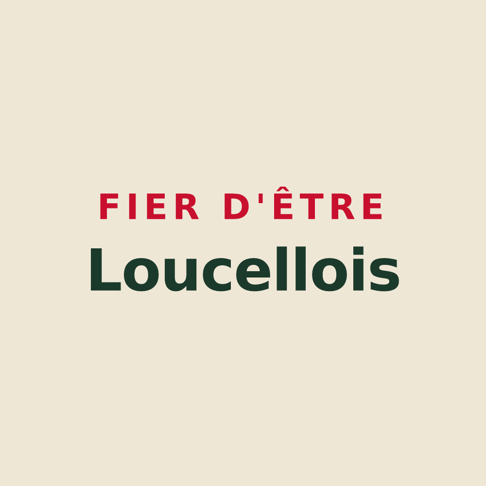Tote bag « Fier d'être Loucellois » — design pour Loucelles