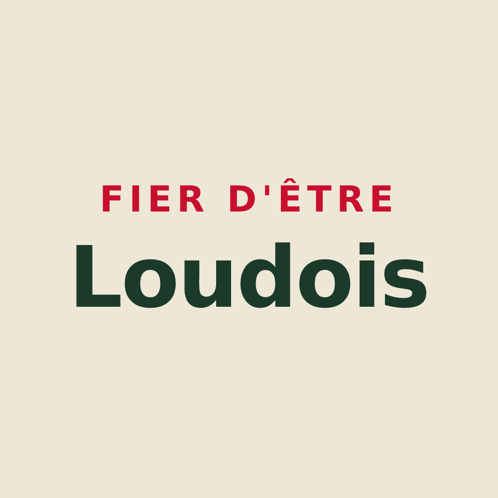 Tote bag « Fier d'être Loudois » — design pour Loudes