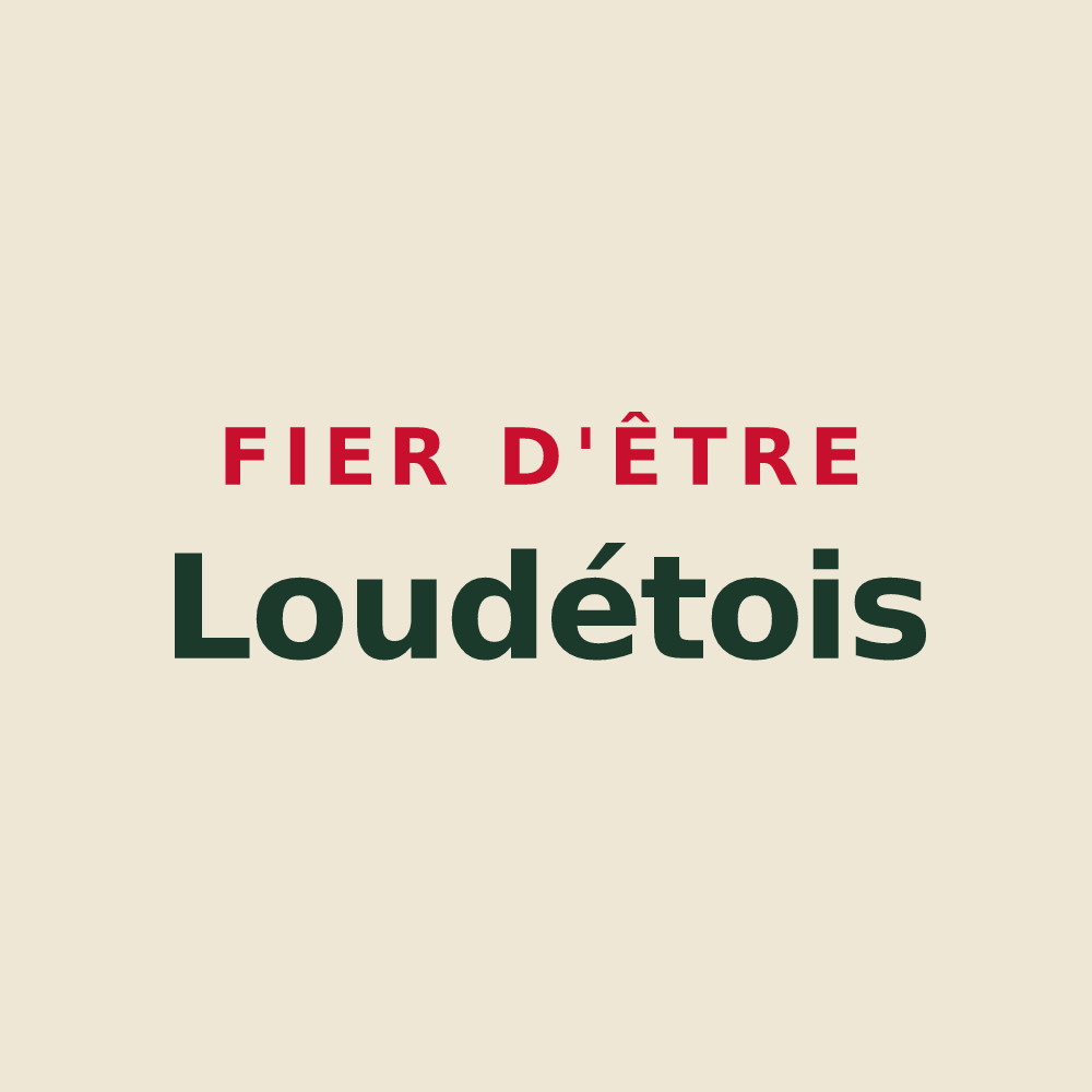 Tote bag « Fier d'être Loudétois » — design pour Loudet