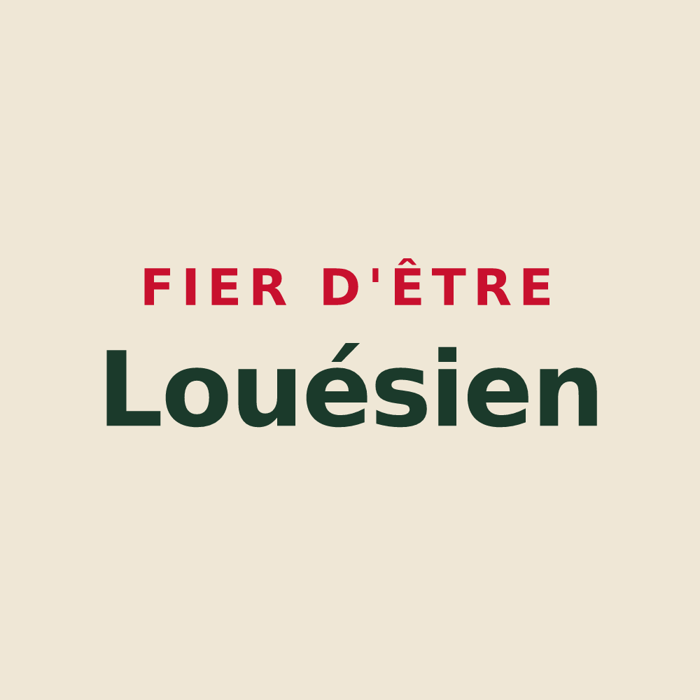 Tote bag « Fier d'être Louésien » — design pour Loué