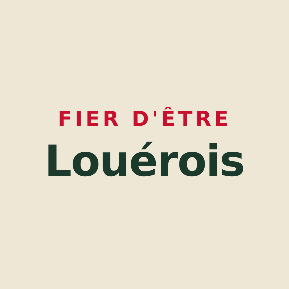 Tote bag « Fier d'être Louérois » — design pour Louer
