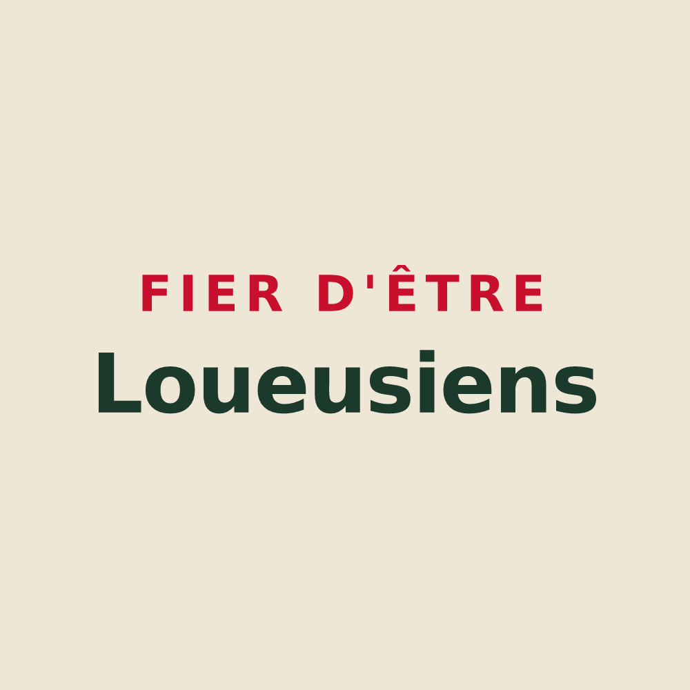 Tote bag « Fier d'être Loueusiens » — design pour Loueuse