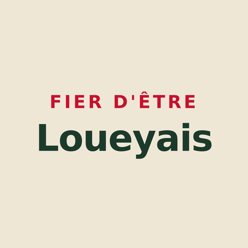 Tote bag « Fier d'être Loueyais » — design pour Louey