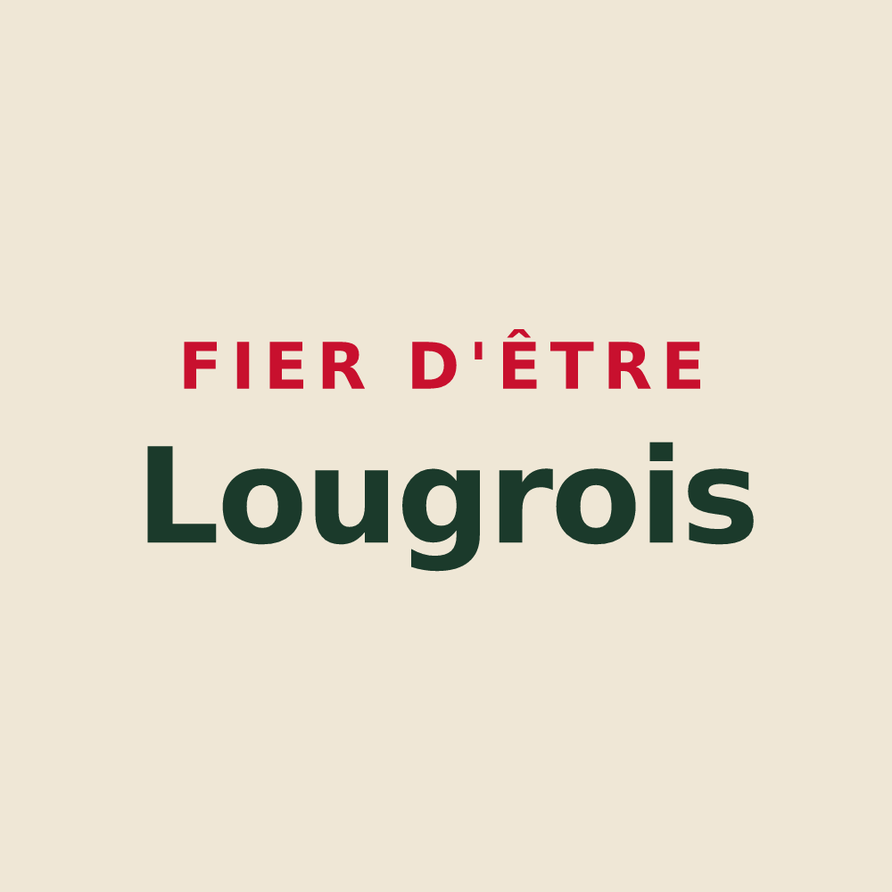 Tote bag « Fier d'être Lougrois » — design pour Lougres