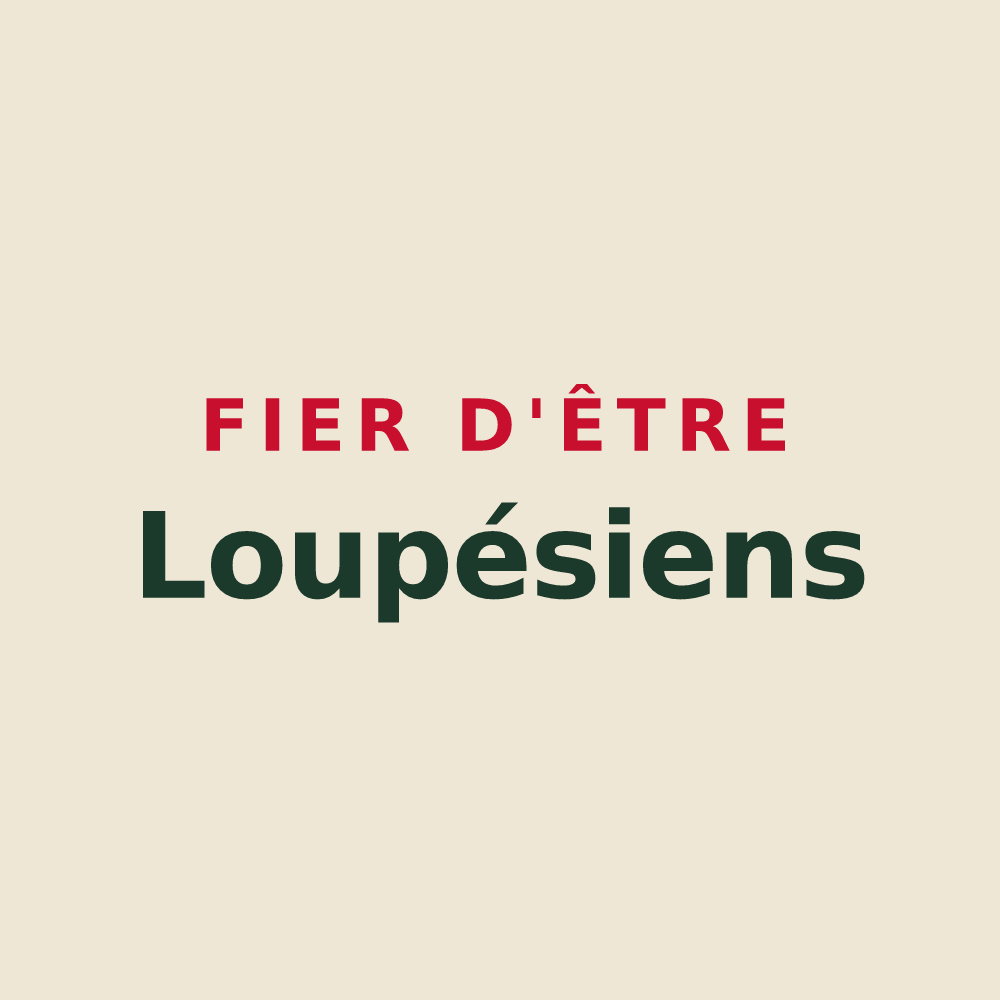 Tote bag « Fier d'être Loupésiens » — design pour Loupes