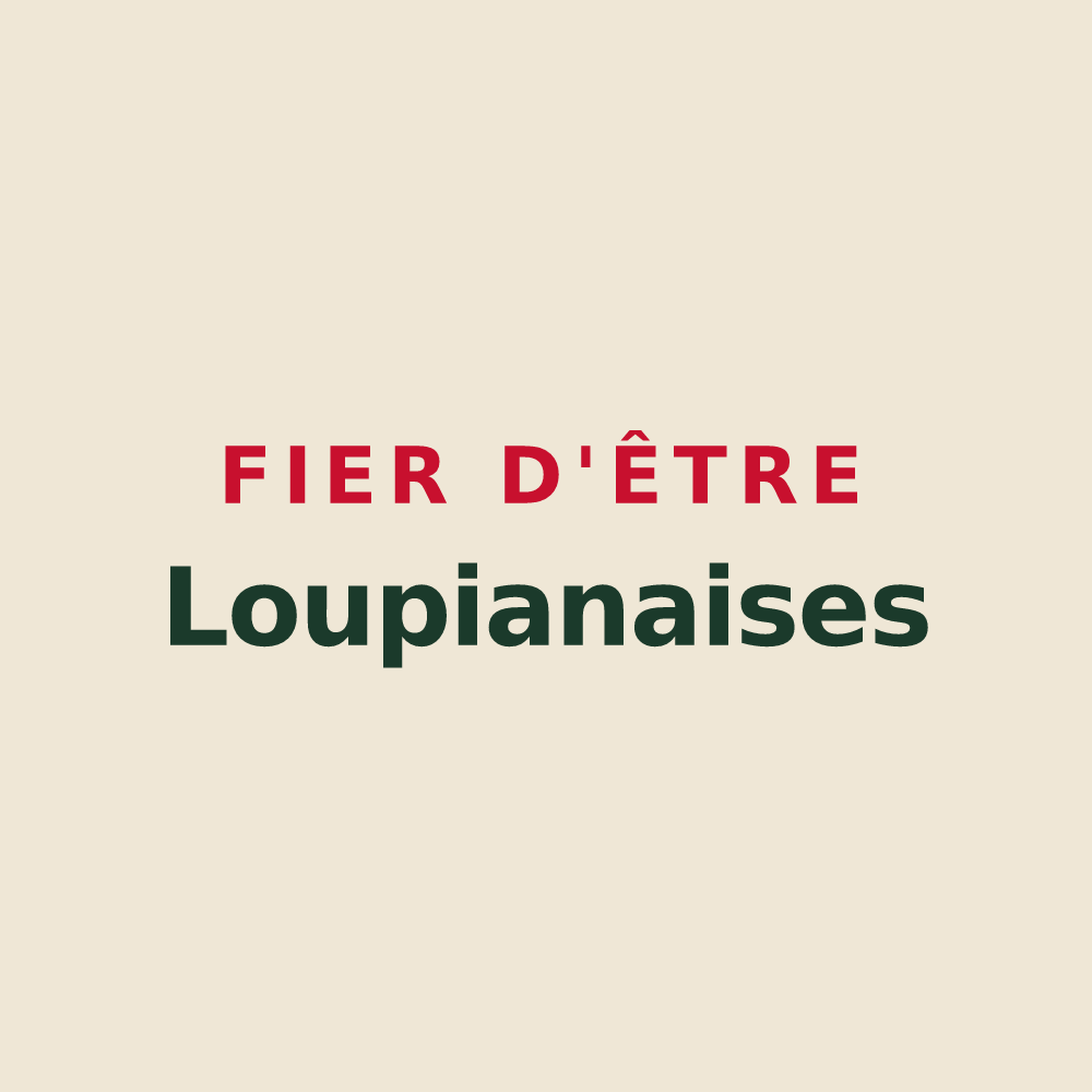Tote bag « Fier d'être Loupianaises » — design pour Loupia