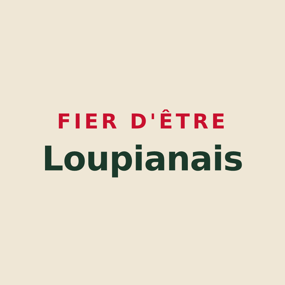 Tote bag « Fier d'être Loupianais » — design pour Loupian