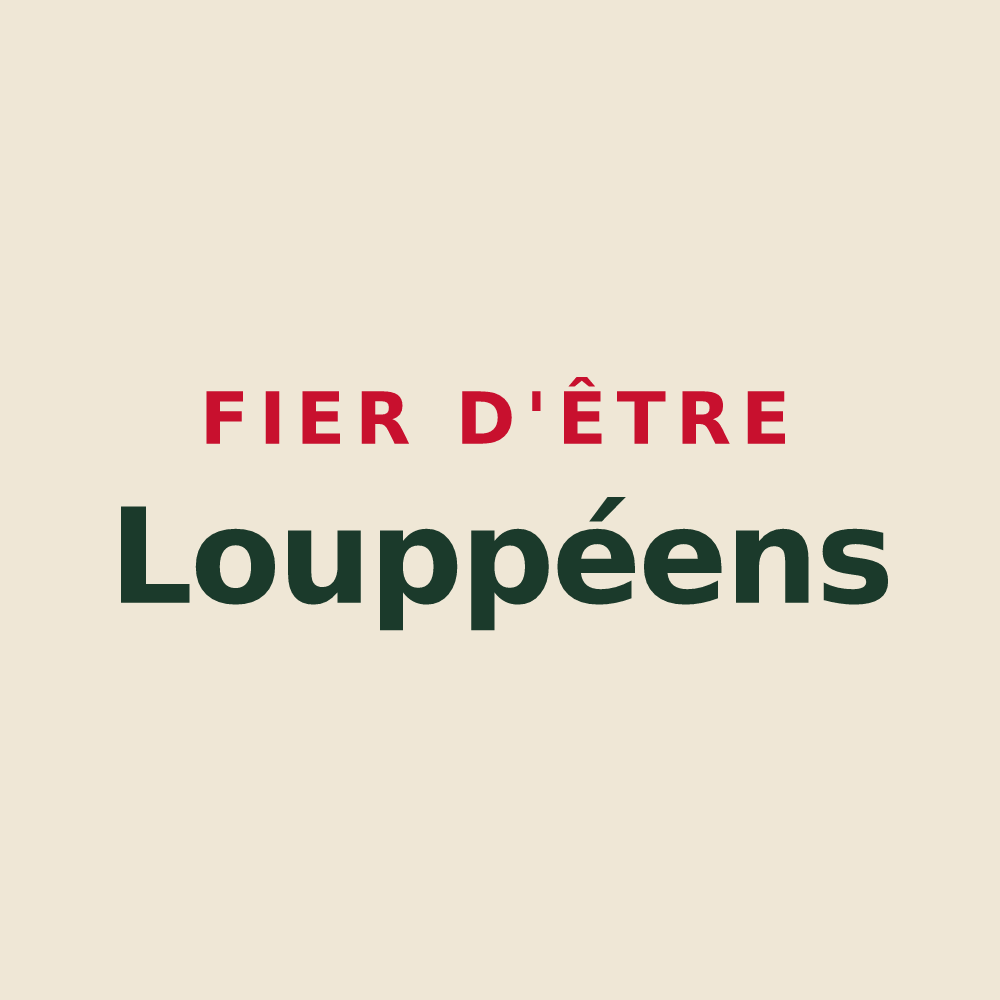 Tote bag « Fier d'être Louppéens » — design pour Louppy-le-Château