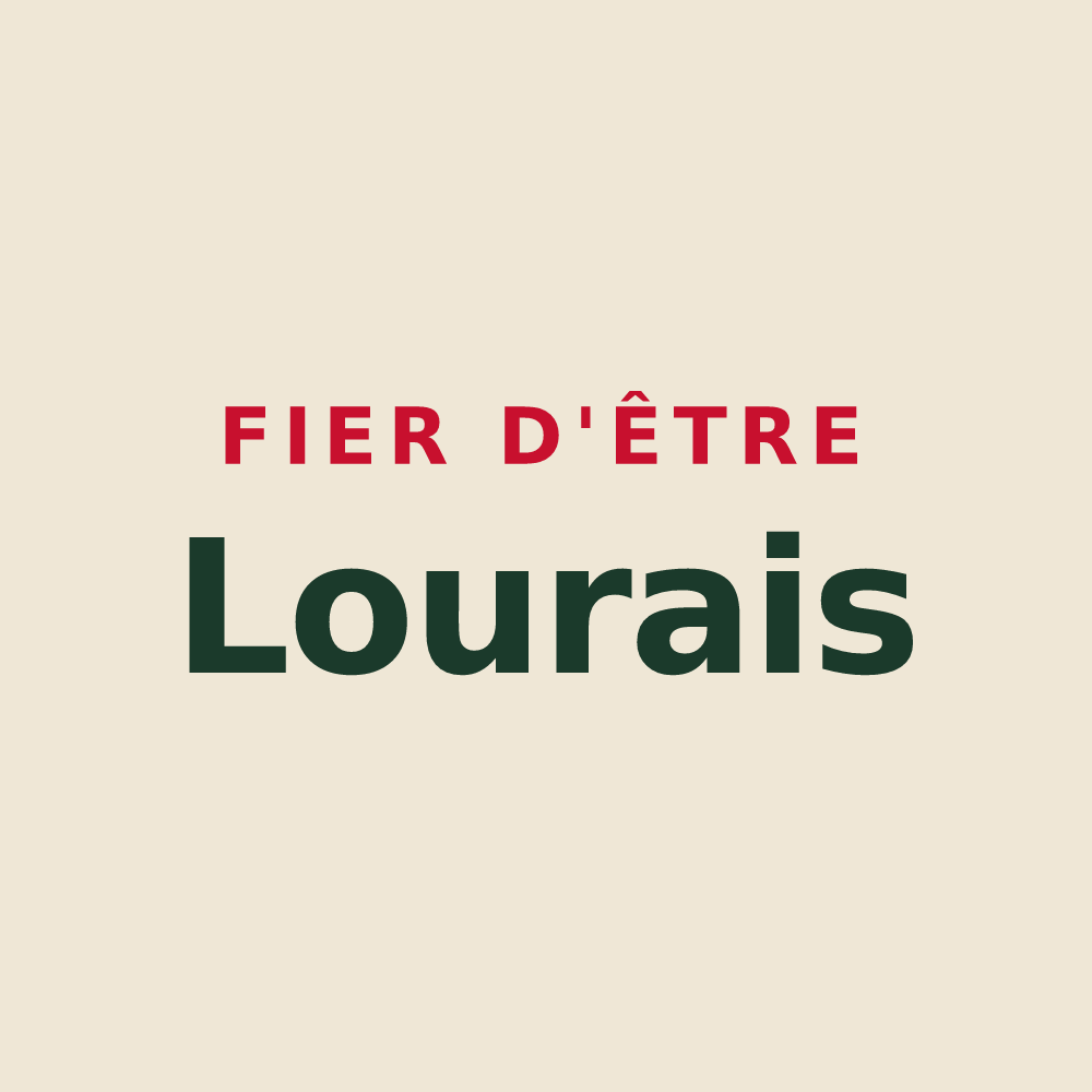 Tote bag « Fier d'être Lourais » — design pour Loures-Barousse