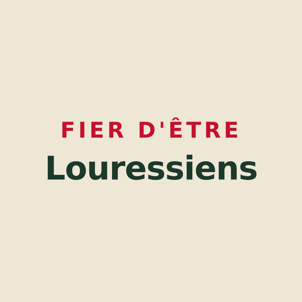 Tote bag « Fier d'être Louressiens » — design pour Louresse-Rochemenier