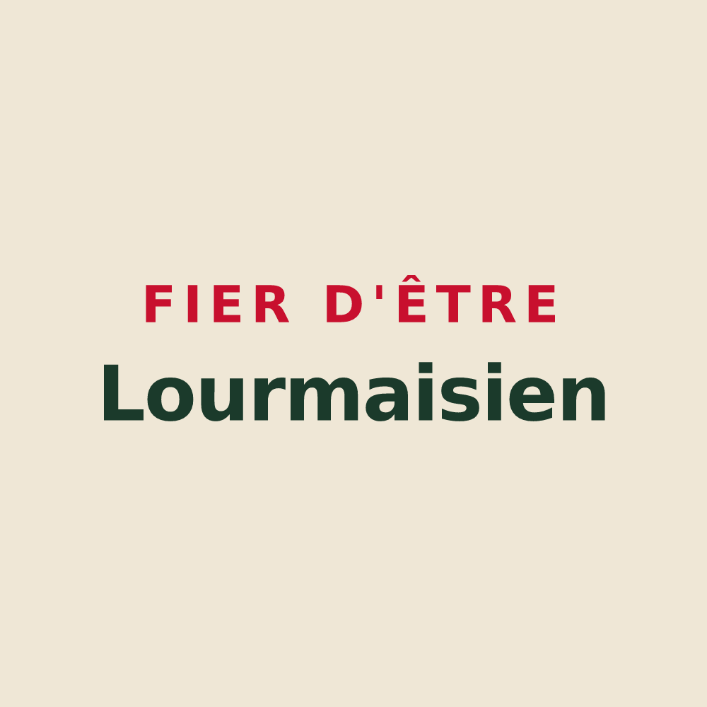 Tote bag « Fier d'être Lourmaisien » — design pour Lourmais