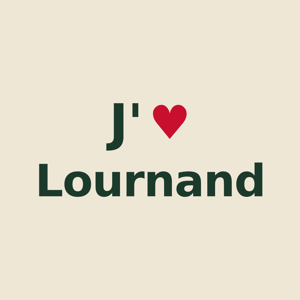 Tote bag personnalisé Lournand — design J'aime Lournand