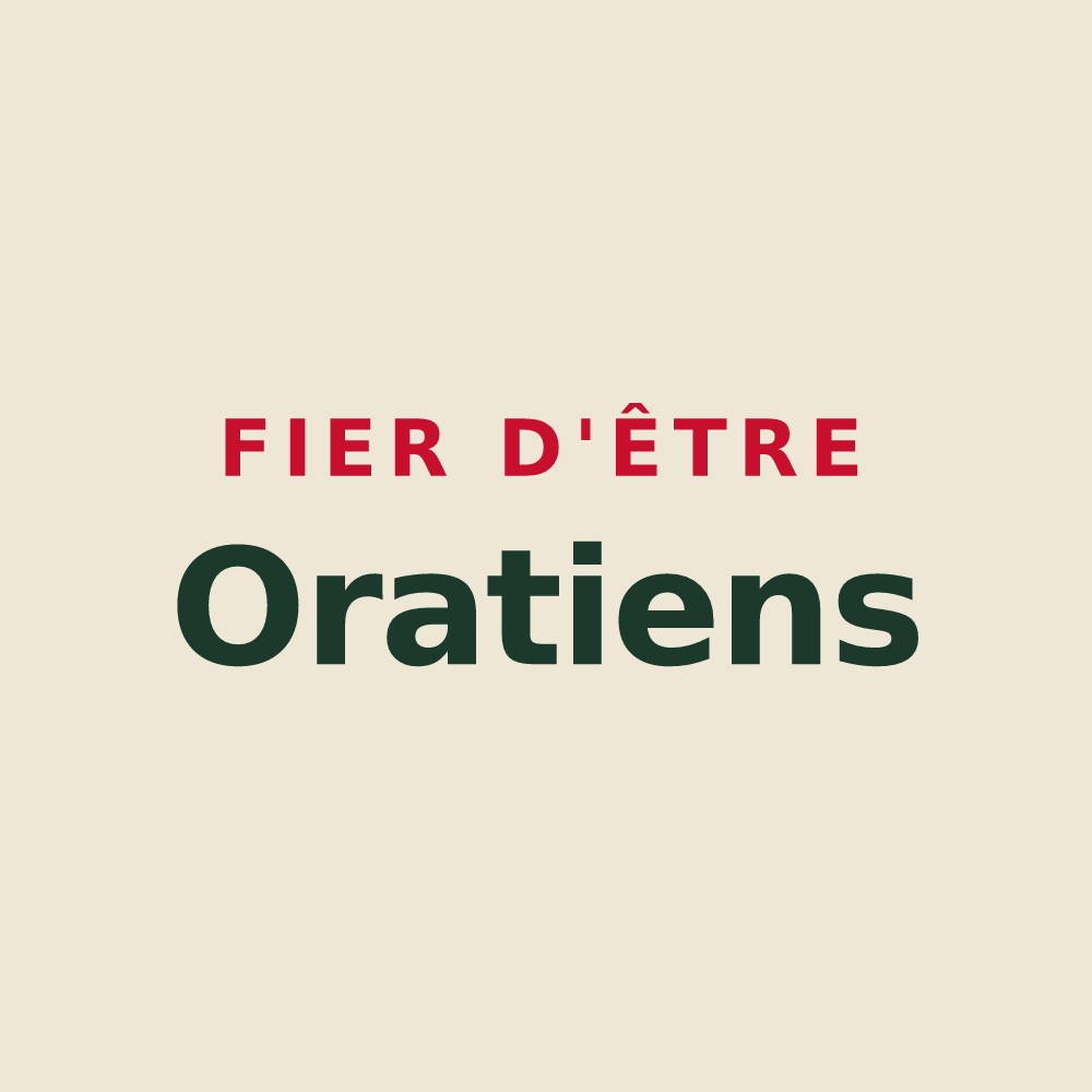 Tote bag « Fier d'être Oratiens » — design pour Lourouer-Saint-Laurent