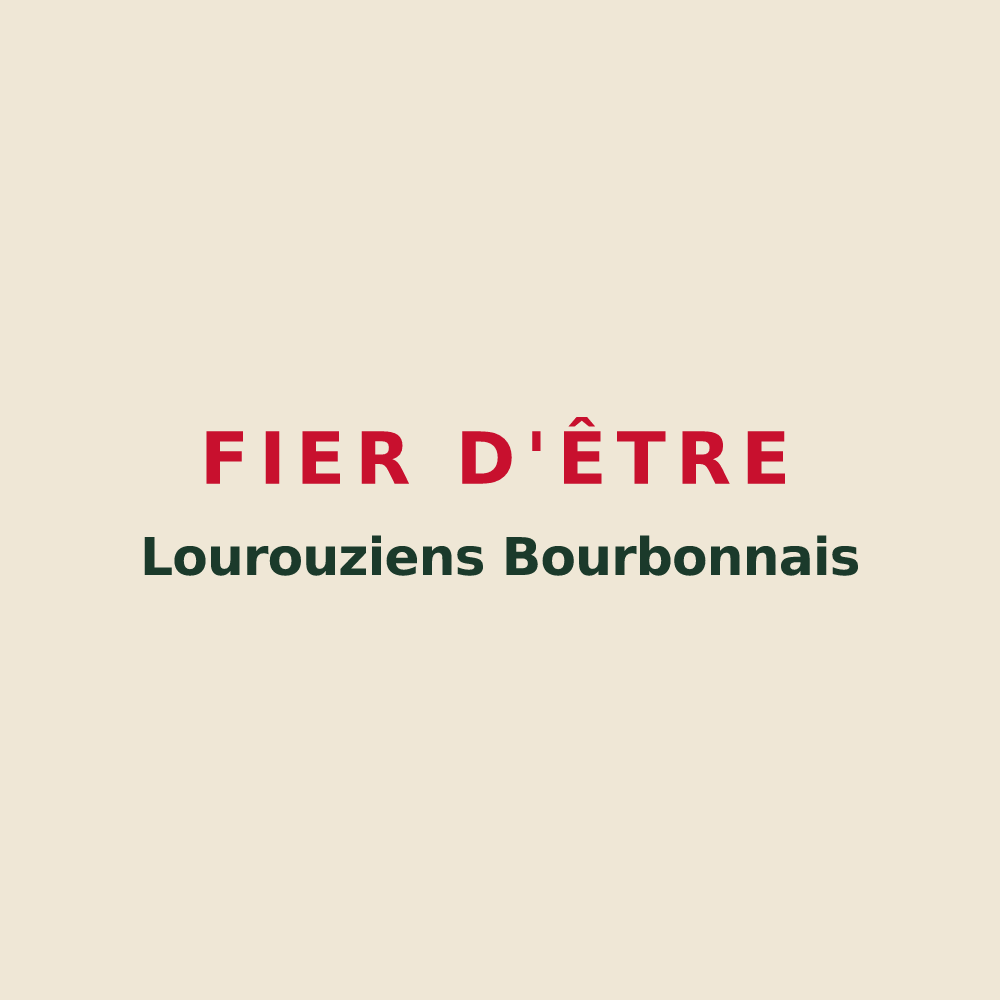 Tote bag « Fier d'être Lourouziens Bourbonnais » — design pour Louroux-Bourbonnais