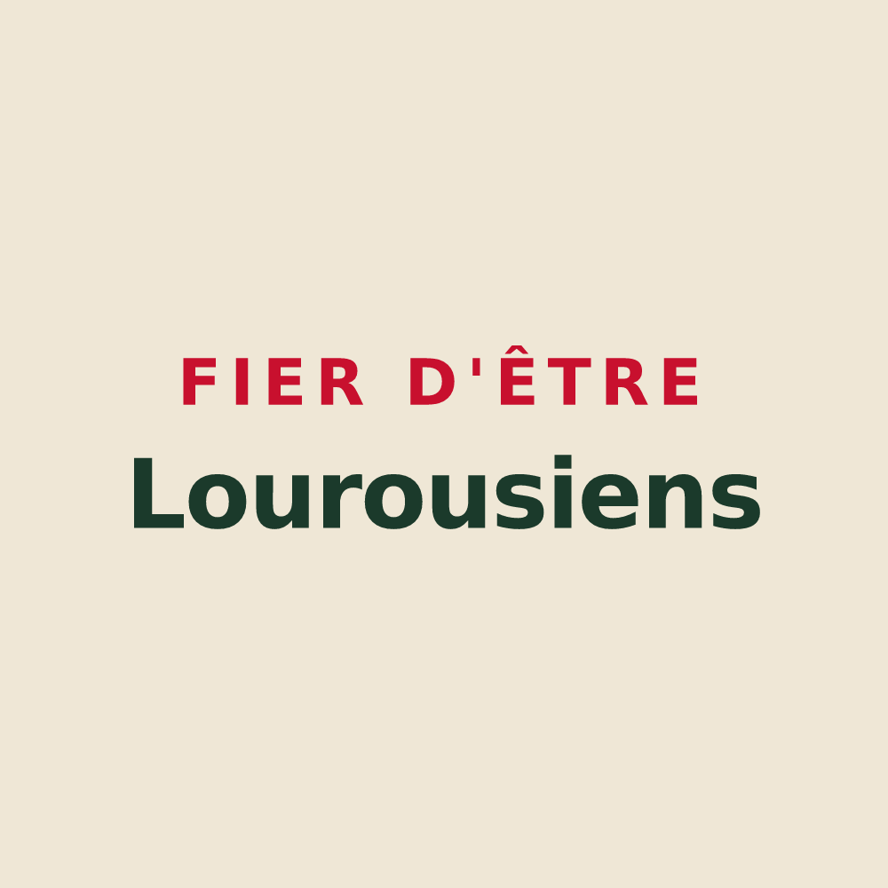 Tote bag « Fier d'être Lourousiens » — design pour Louroux-de-Bouble