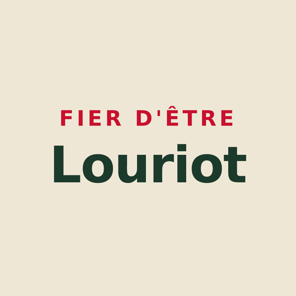 Tote bag « Fier d'être Louriot » — design pour Loury