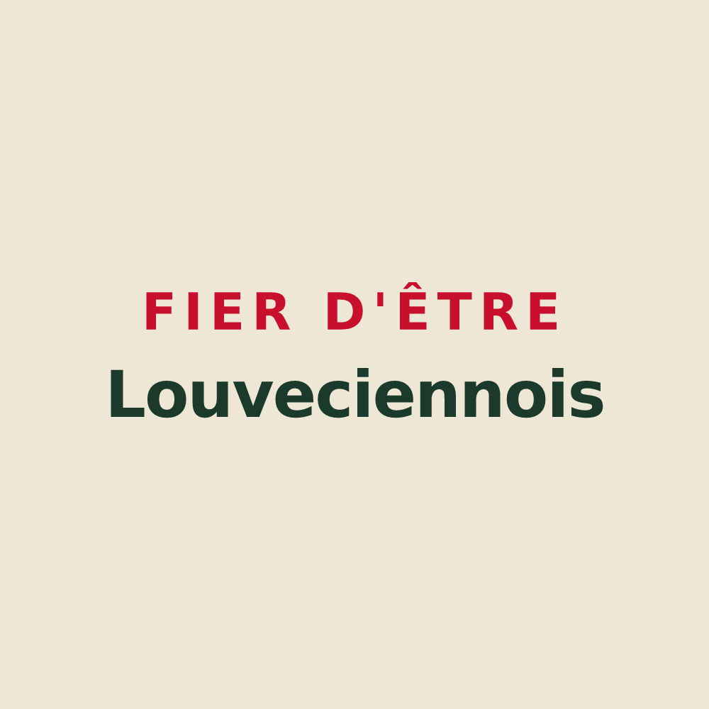 Tote bag « Fier d'être Louveciennois » — design pour Louveciennes