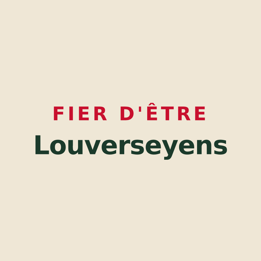 Tote bag « Fier d'être Louverseyens » — design pour Louversey