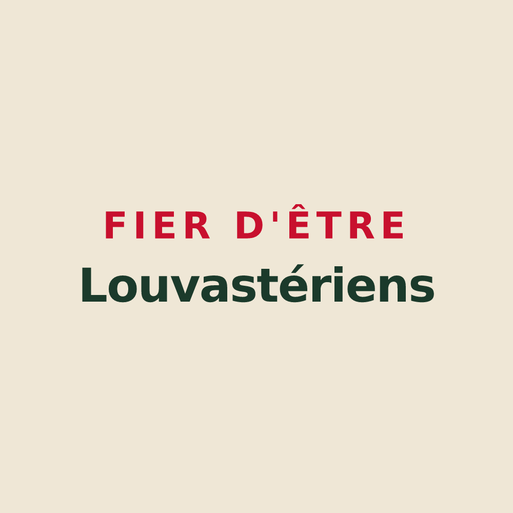 Tote bag « Fier d'être Louvastériens » — design pour Louvières-en-Auge
